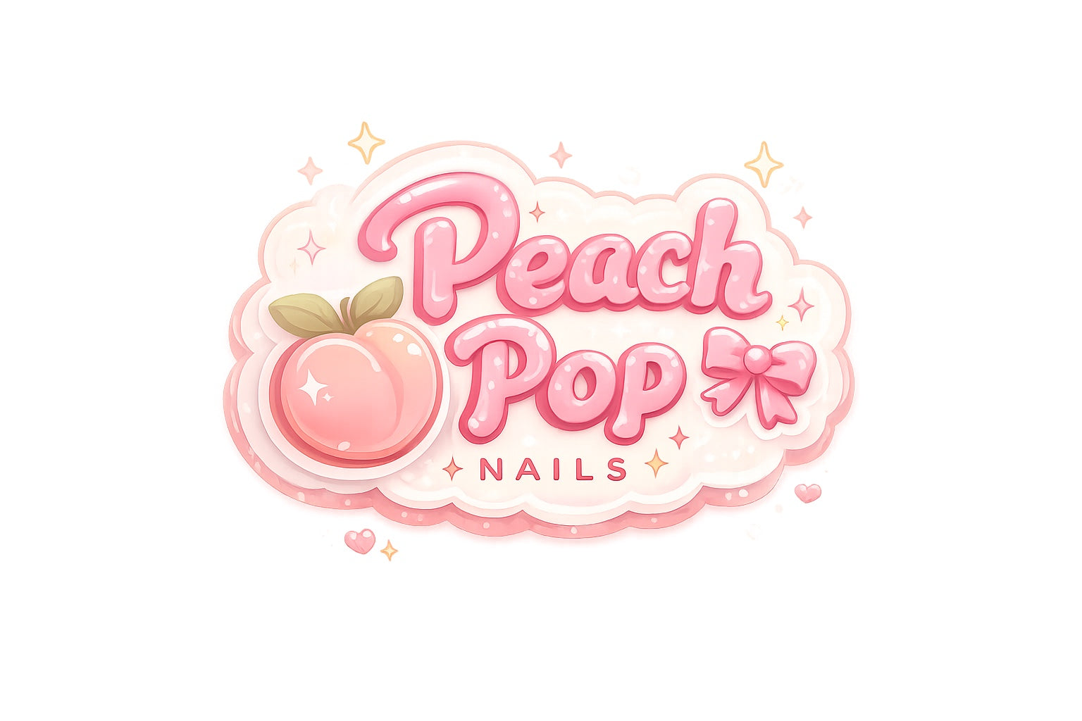 Peach Pop Nails